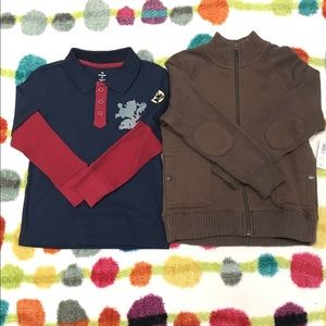 NWT Boys Old Navy Polo Shirt & Sweater Size 5